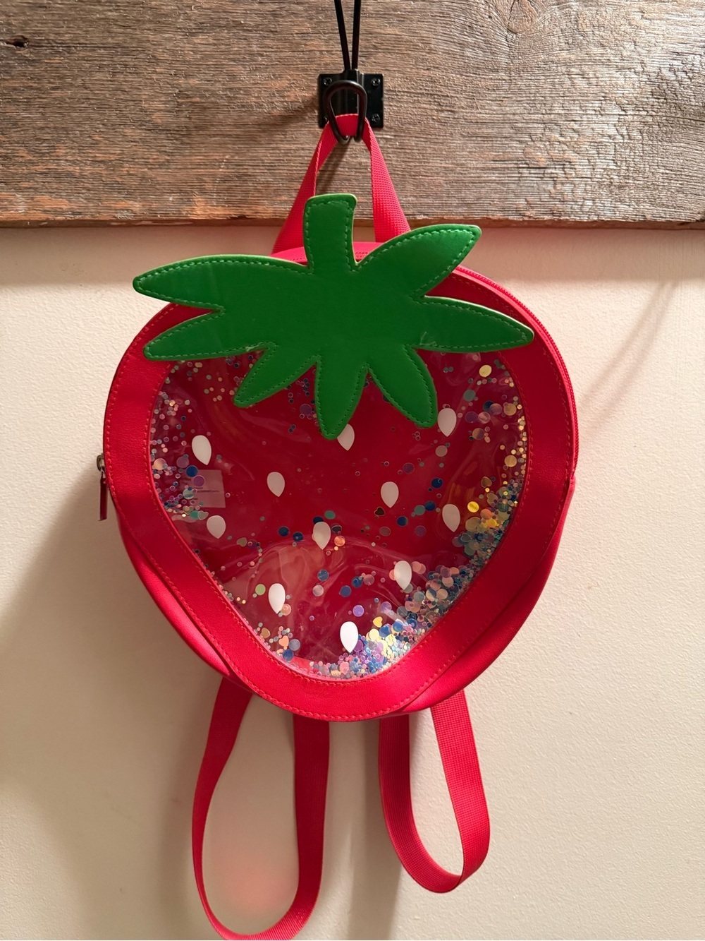 Strawberry 🍓 11” Glitter Bagpack